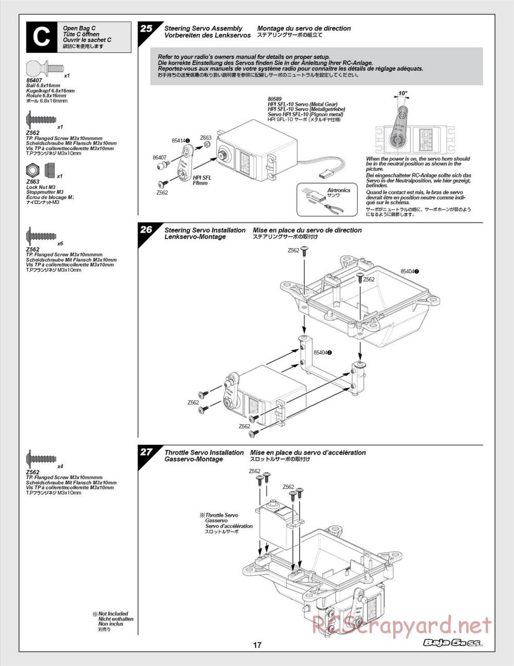 HPI - Baja 5b SS - Manual - Page 17