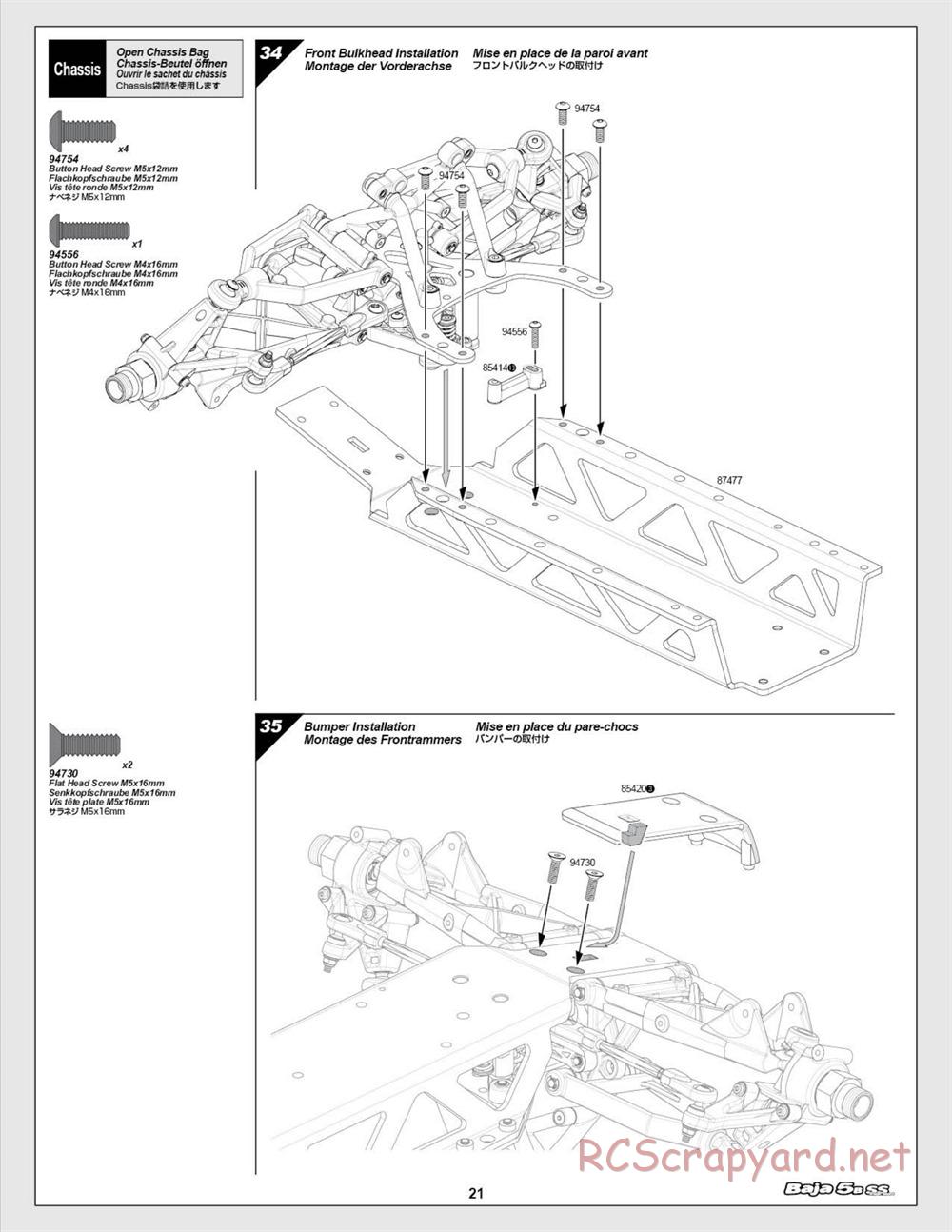 HPI - Baja 5b SS - Manual - Page 21