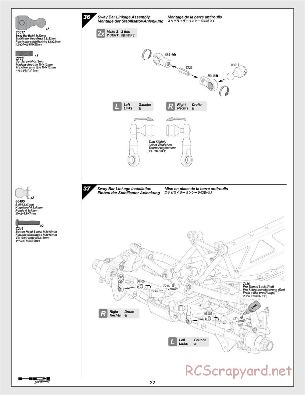 HPI - Baja 5b SS - Manual - Page 22