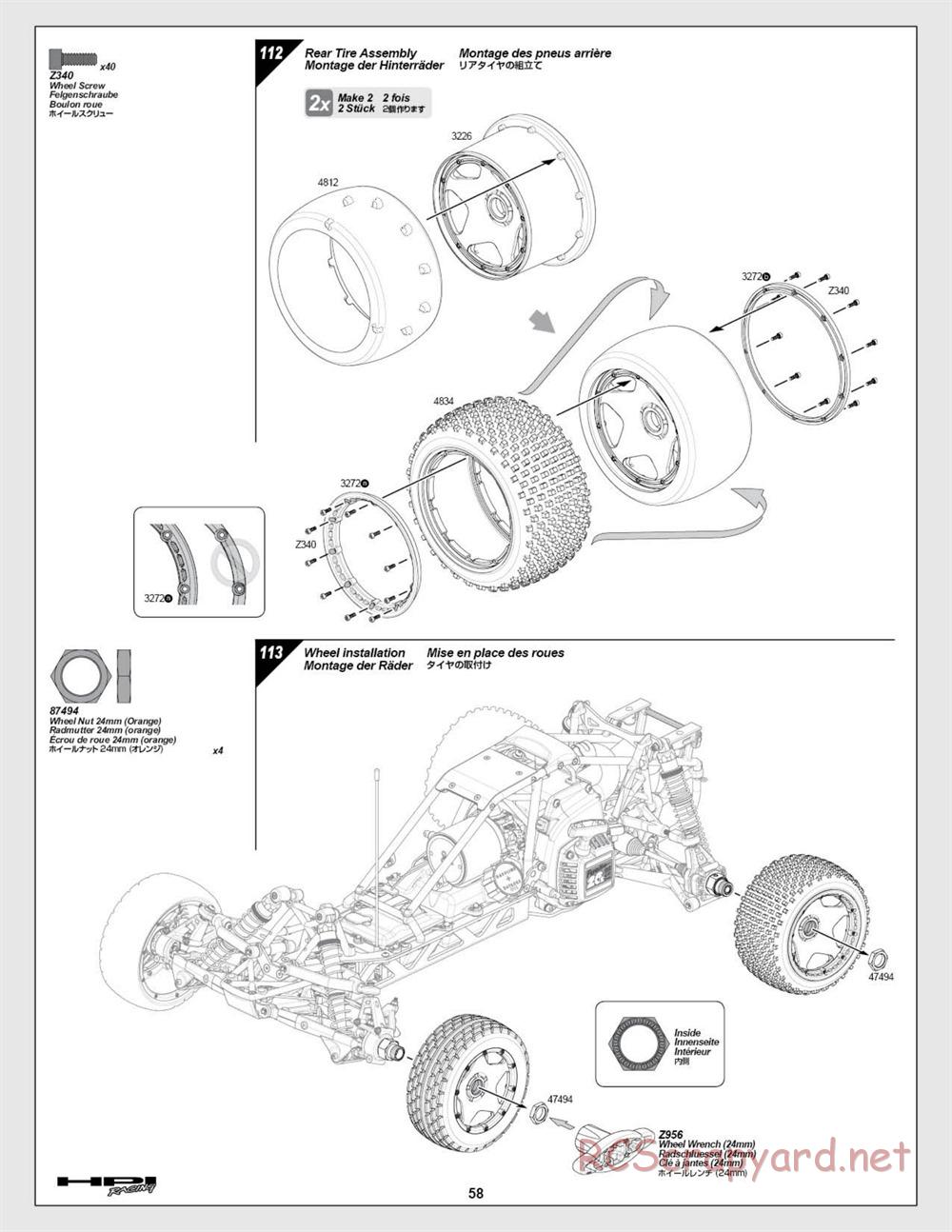 HPI - Baja 5b SS - Manual - Page 58