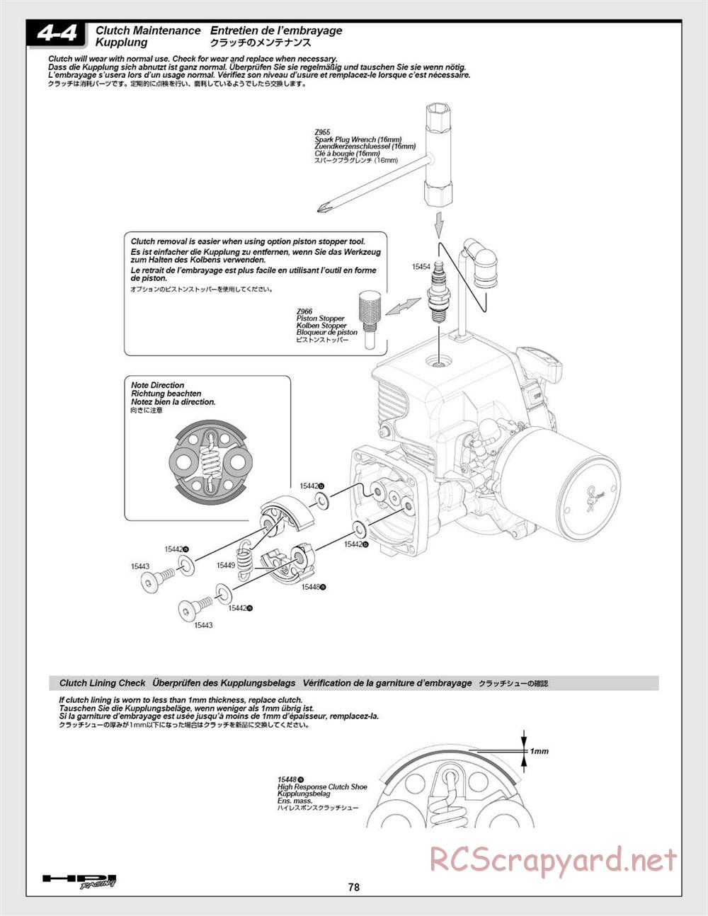 HPI - Baja 5b SS - Manual - Page 78