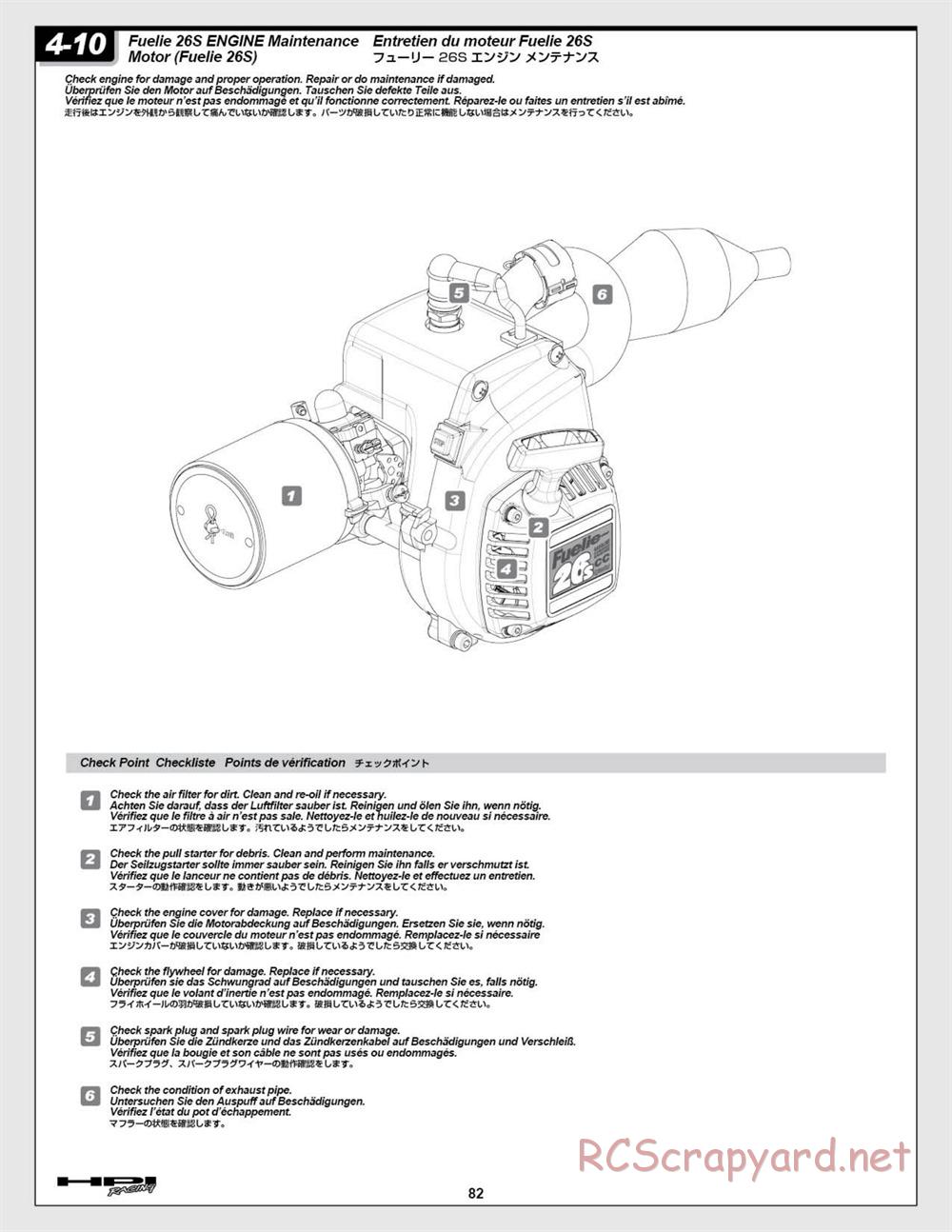 HPI - Baja 5b SS - Manual - Page 82