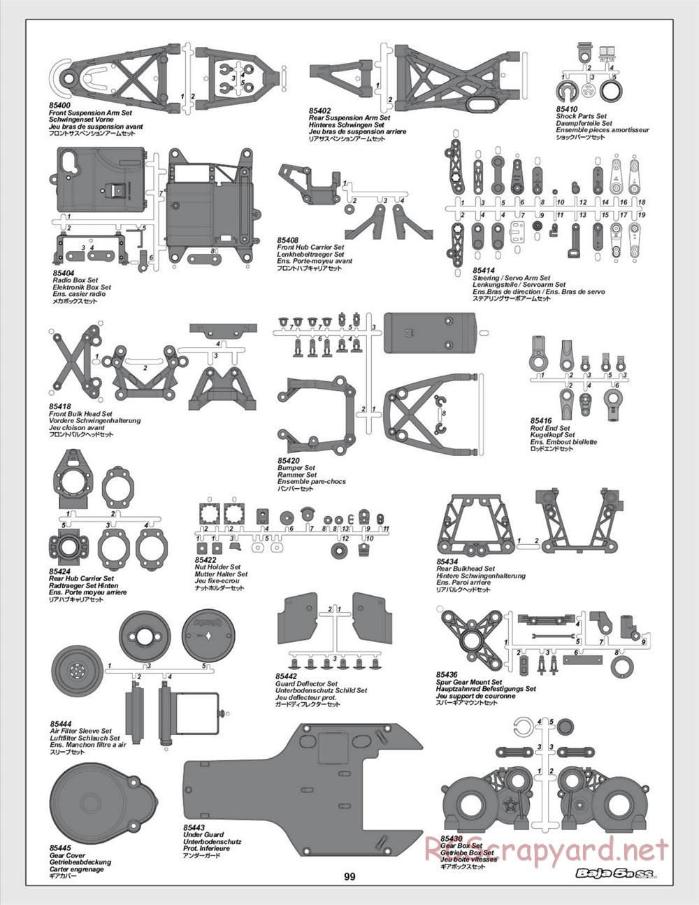 HPI - Baja 5b SS - Manual - Page 99