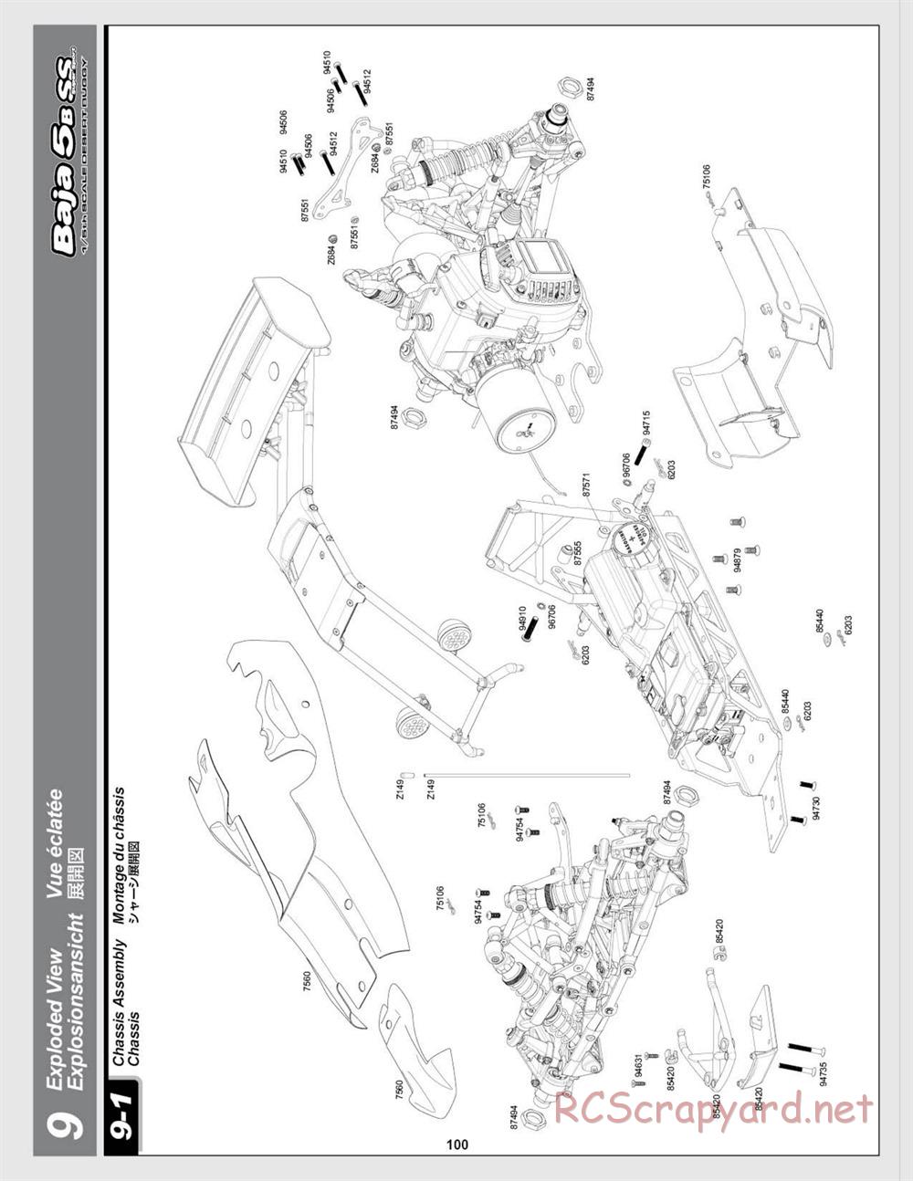HPI - Baja 5b SS - Manual - Page 100