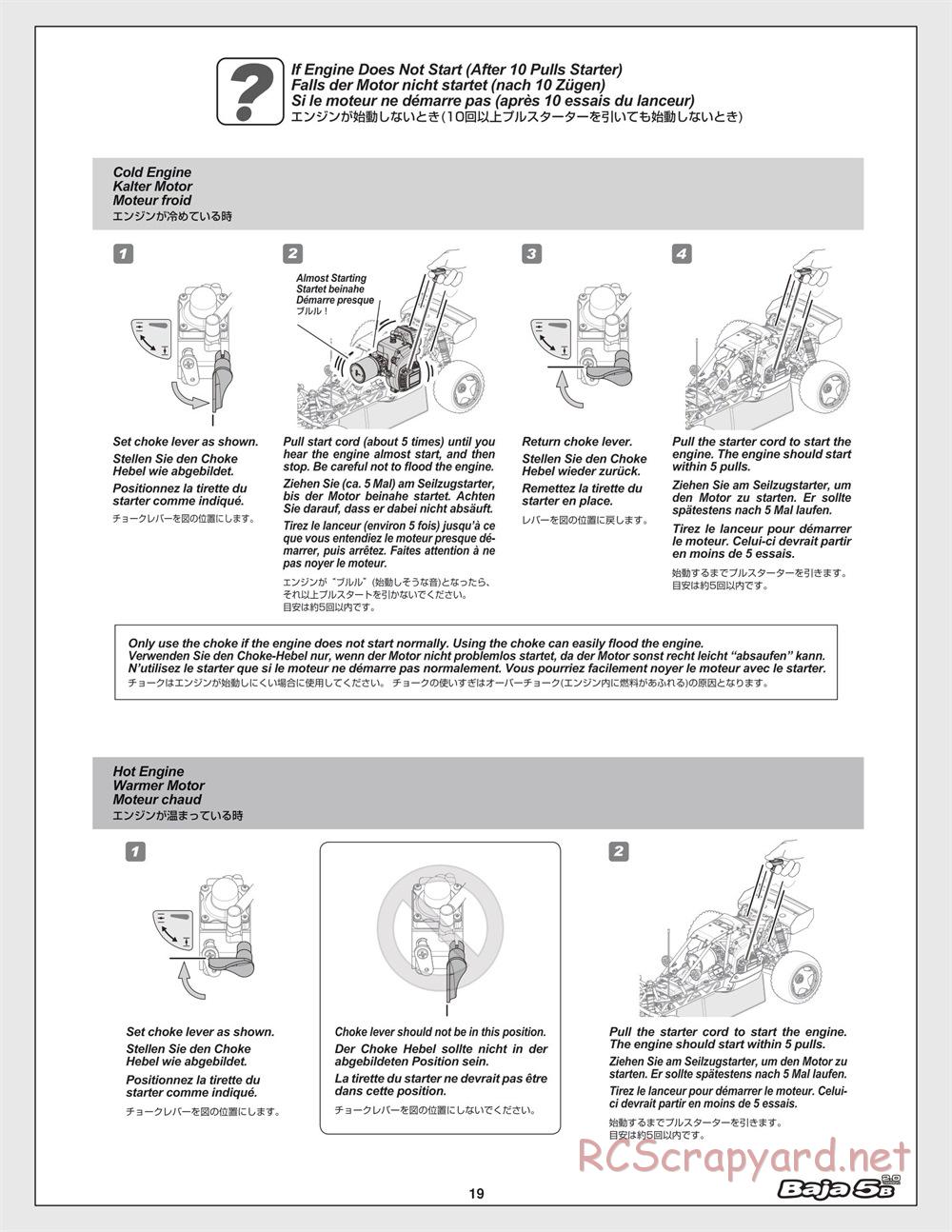 HPI - Baja 5B 2.0 - Manual - Page 19