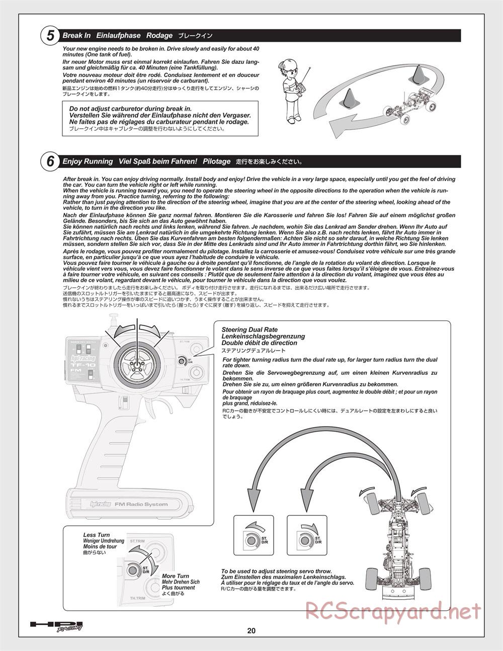 HPI - Baja 5B 2.0 - Manual - Page 20