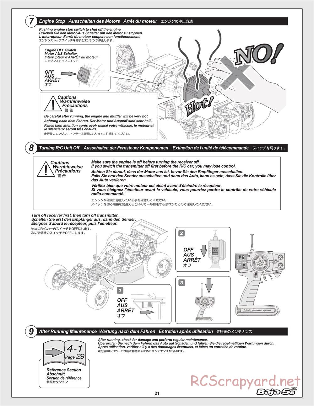 HPI - Baja 5B 2.0 - Manual - Page 21