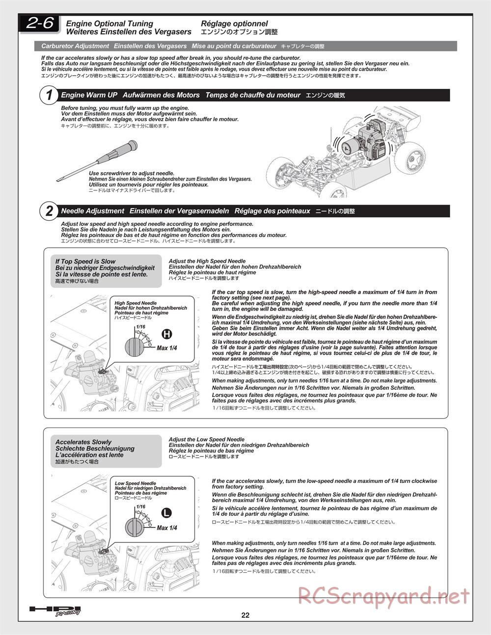 HPI - Baja 5B 2.0 - Manual - Page 22