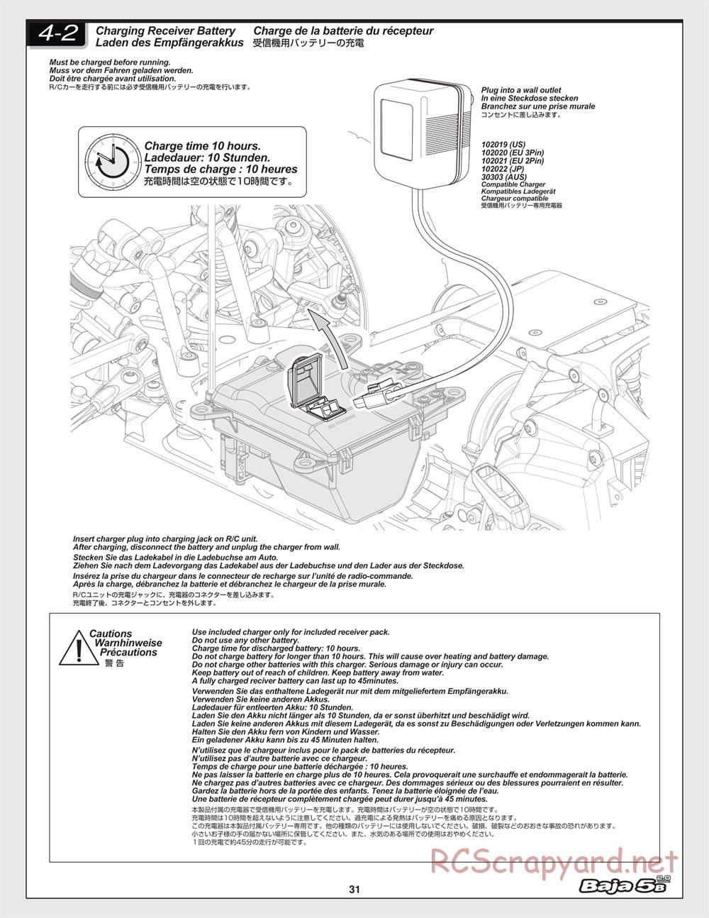 HPI - Baja 5B 2.0 - Manual - Page 31