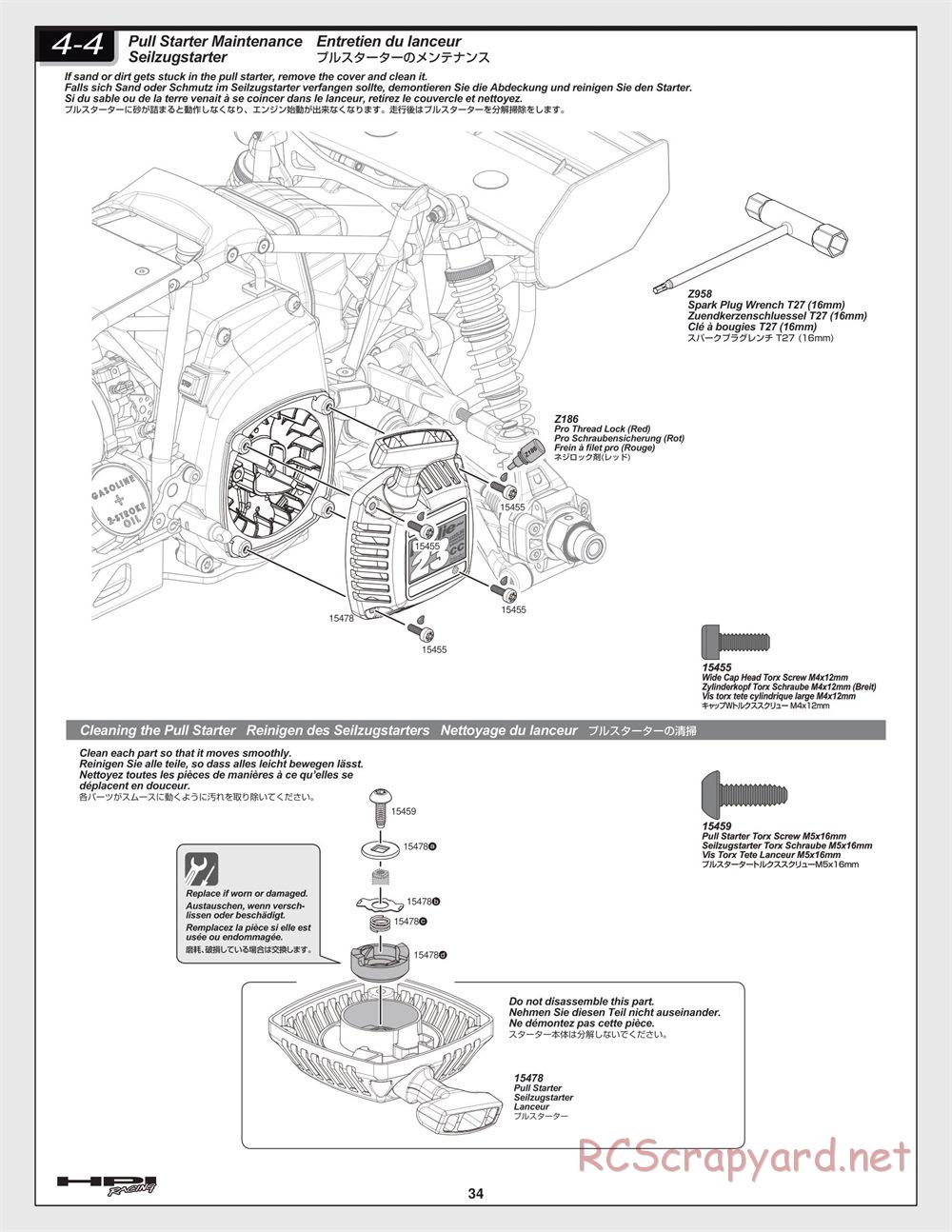 HPI - Baja 5B 2.0 - Manual - Page 34