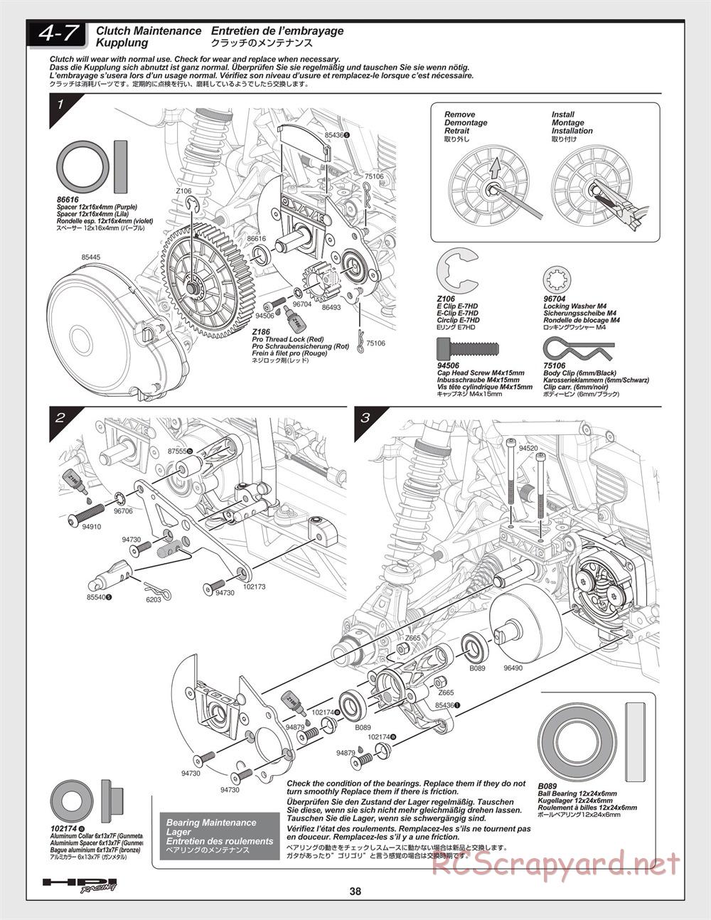 HPI - Baja 5B 2.0 - Manual - Page 38