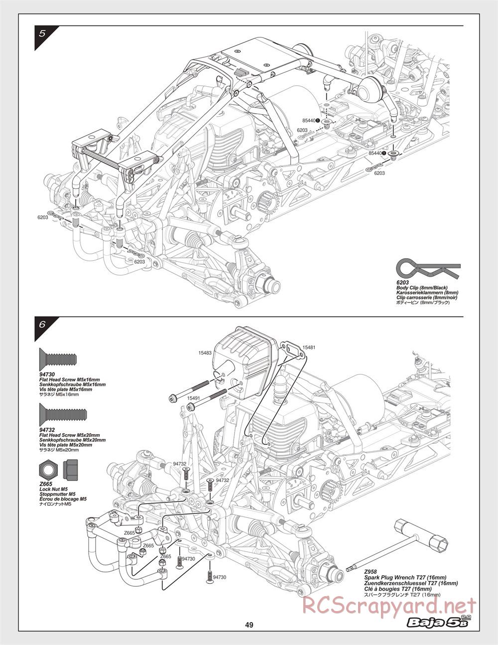 HPI - Baja 5B 2.0 - Manual - Page 49