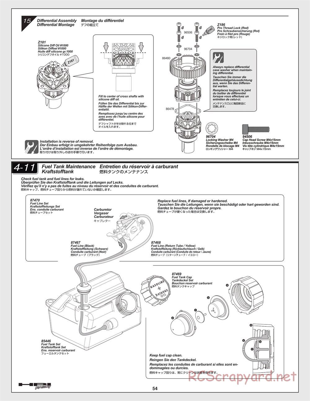 HPI - Baja 5B 2.0 - Manual - Page 54