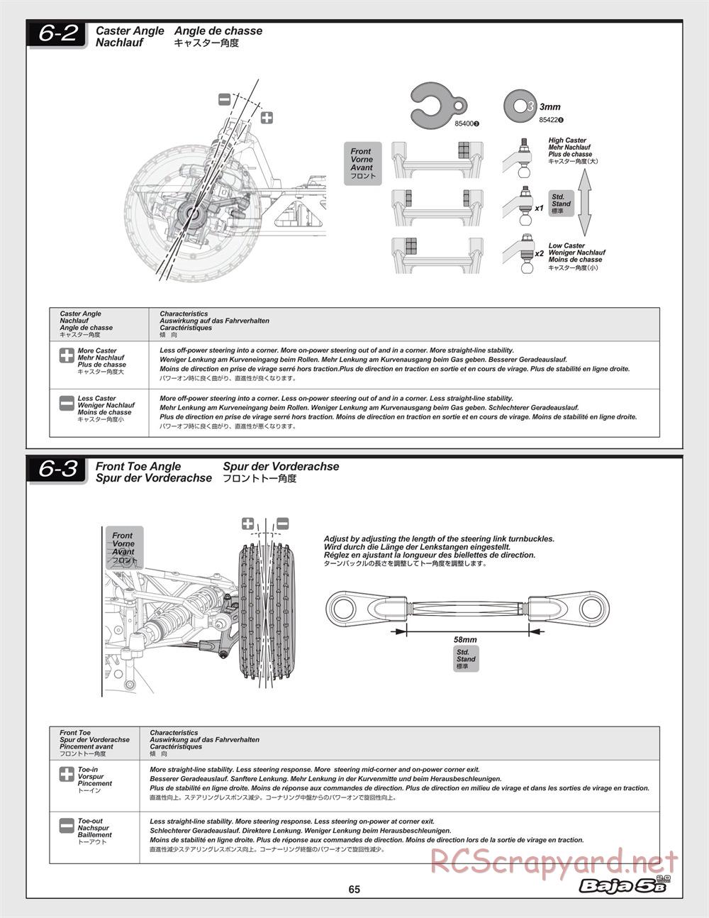 HPI - Baja 5B 2.0 - Manual - Page 65