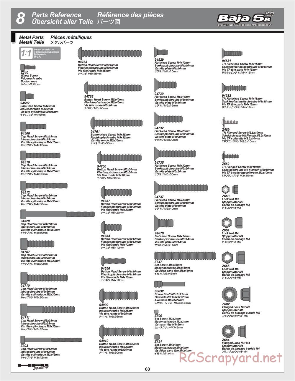 HPI - Baja 5B 2.0 - Manual - Page 68