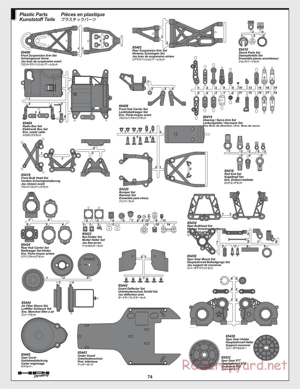 HPI - Baja 5B 2.0 - Manual - Page 74