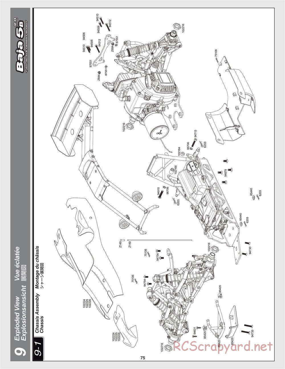 HPI - Baja 5B 2.0 - Manual - Page 75