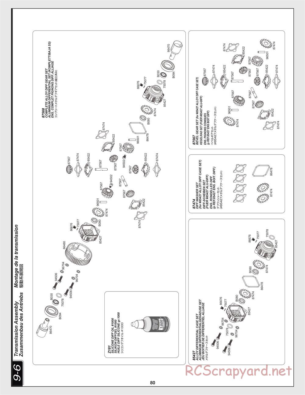 HPI - Baja 5B 2.0 - Exploded View - Page 80