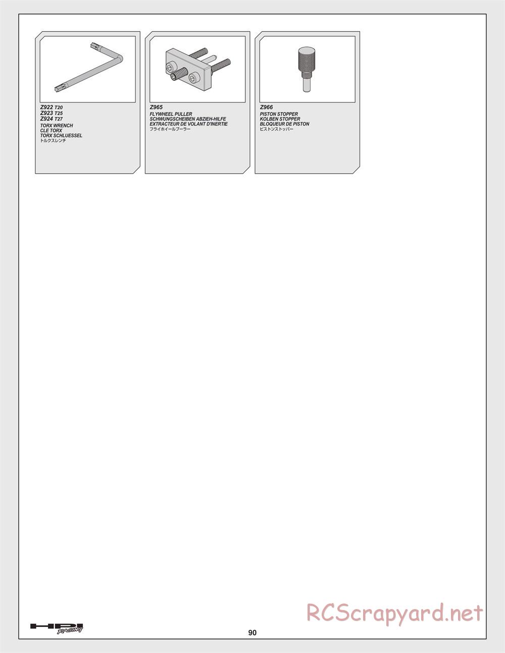 HPI - Baja 5B 2.0 - Manual - Page 90