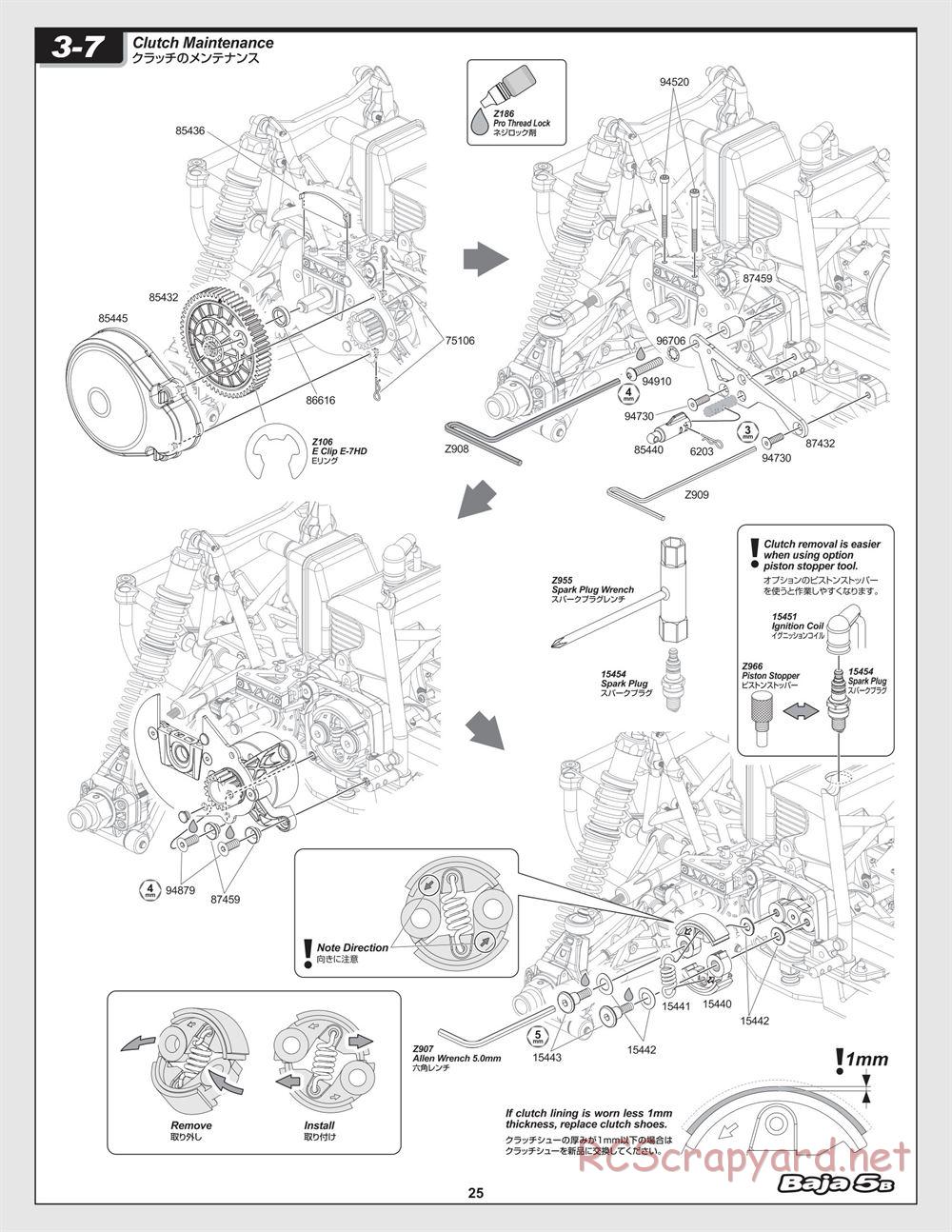 HPI - Baja 5B - Manual - Page 25