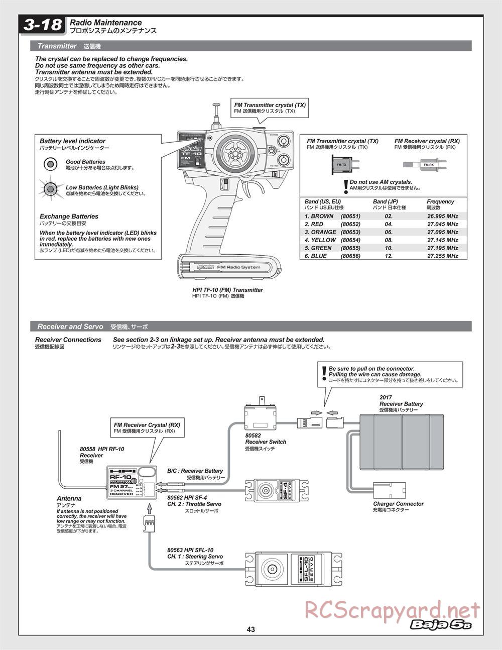 HPI - Baja 5B - Manual - Page 43