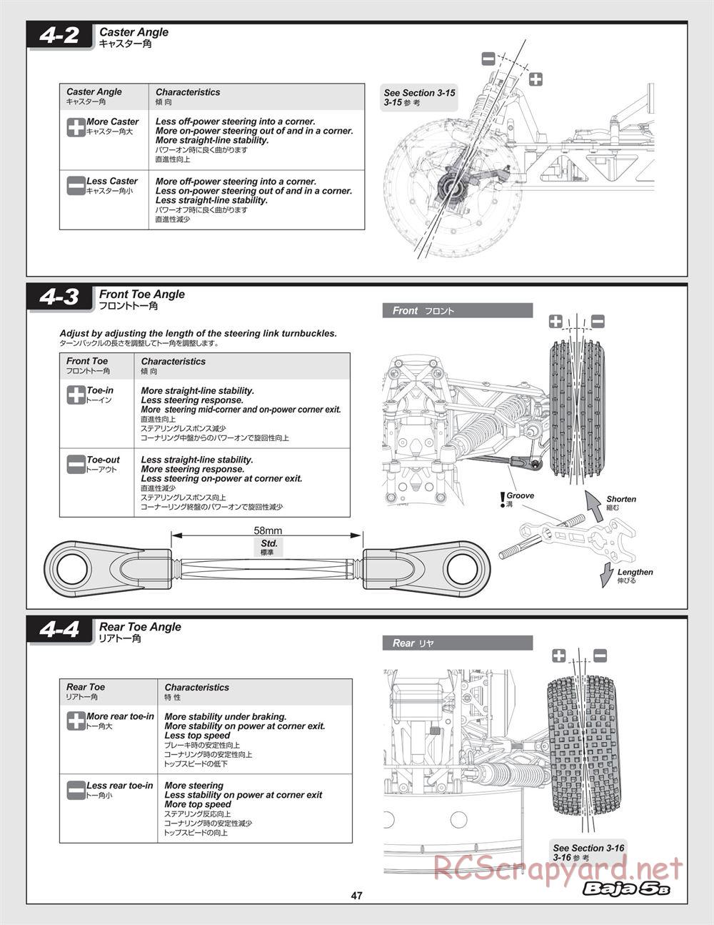 HPI - Baja 5B - Manual - Page 47