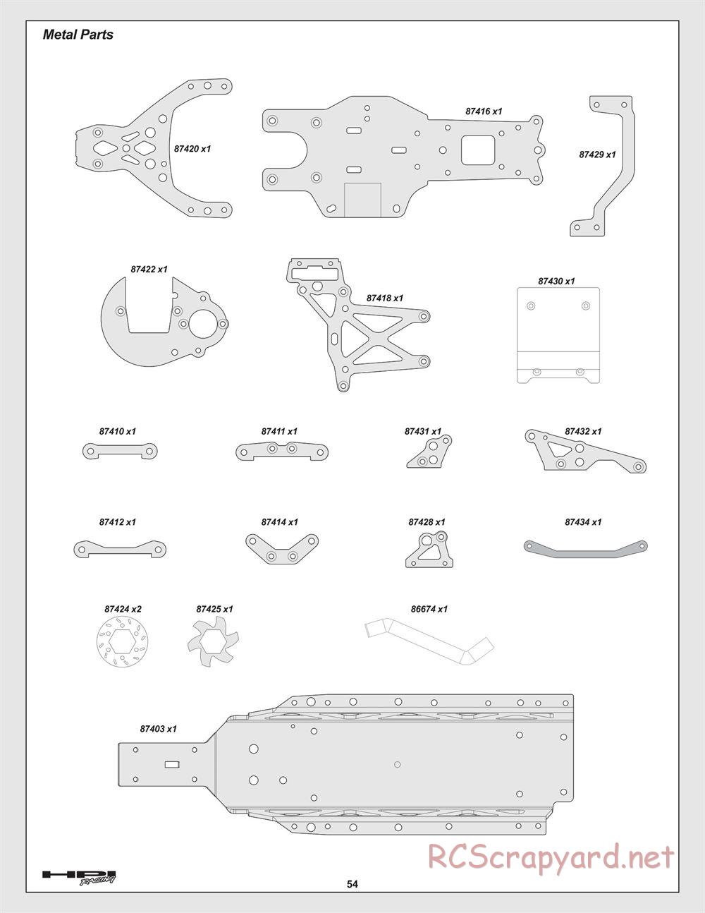 HPI - Baja 5B - Manual - Page 54