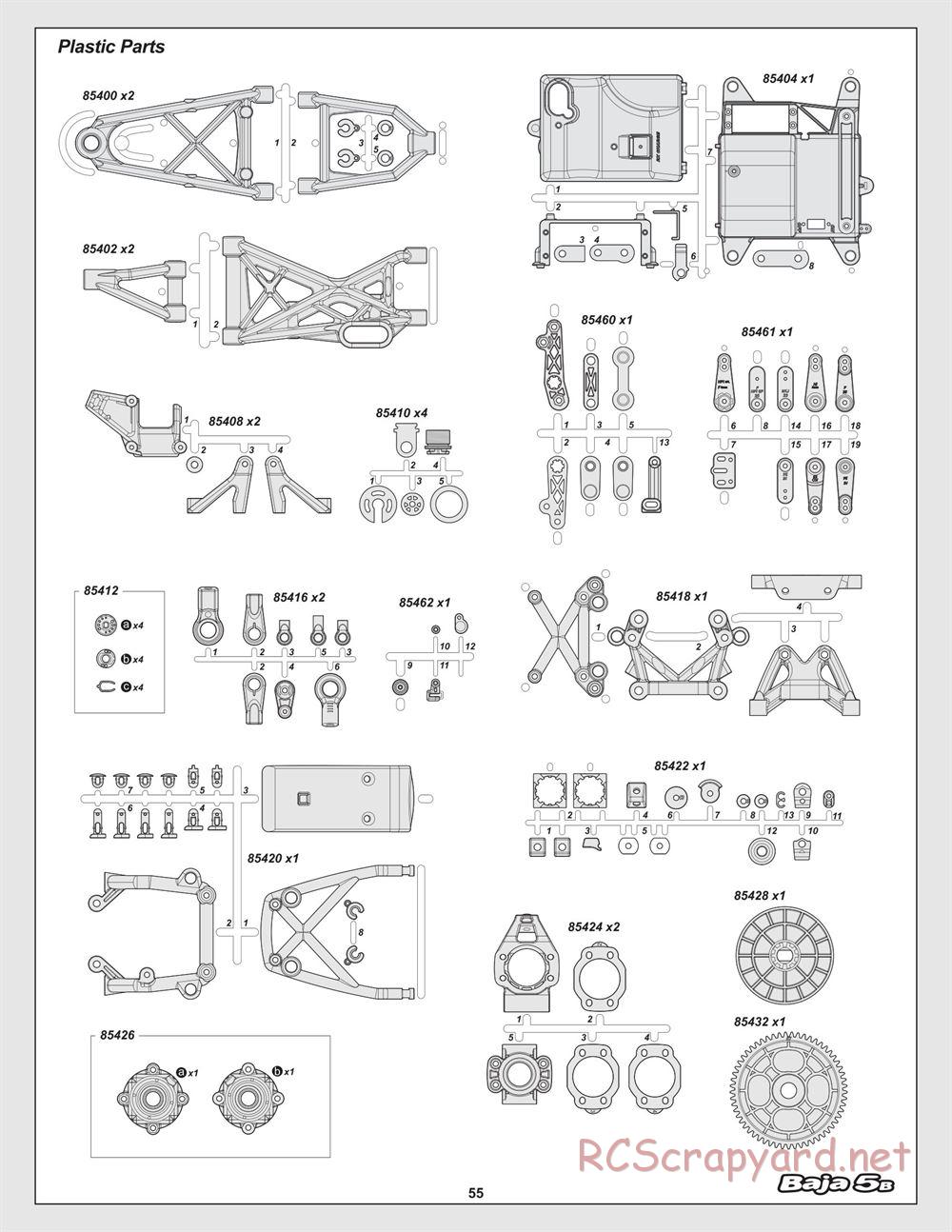 HPI - Baja 5B - Manual - Page 55