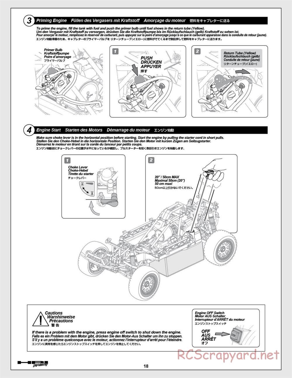 HPI - Baja 5T (2008) - Manual - Page 18
