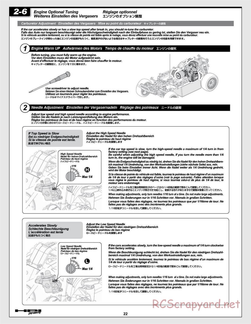 HPI - Baja 5T (2008) - Manual - Page 22