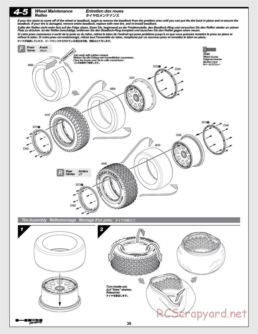 HPI - Baja 5T (2008) - Manual - Page 36