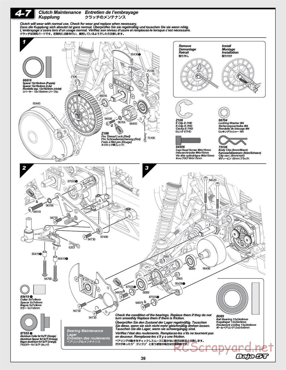 HPI - Baja 5T (2008) - Manual - Page 39