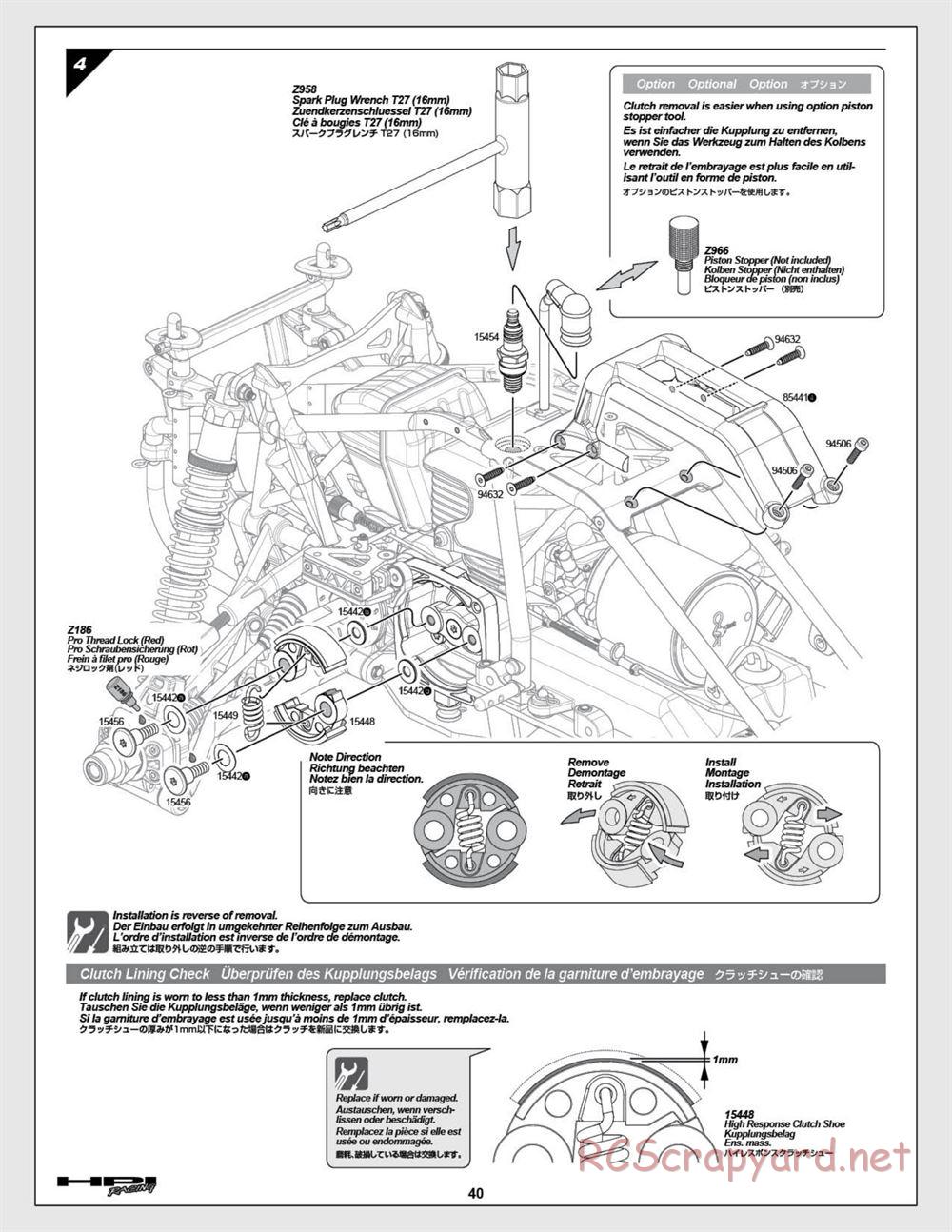 HPI - Baja 5T (2008) - Manual - Page 40