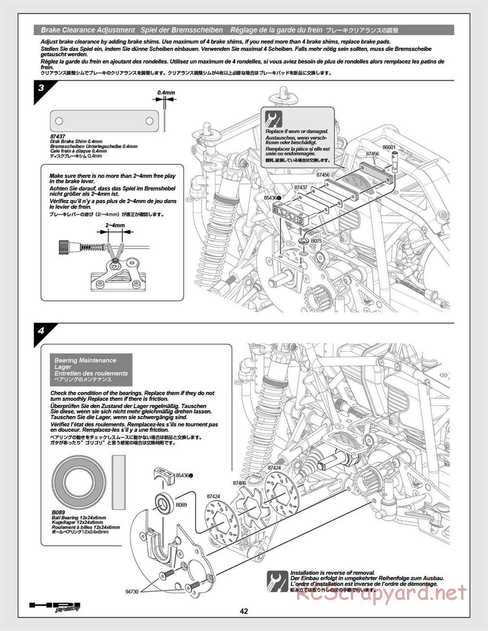 HPI - Baja 5T (2008) - Manual - Page 42