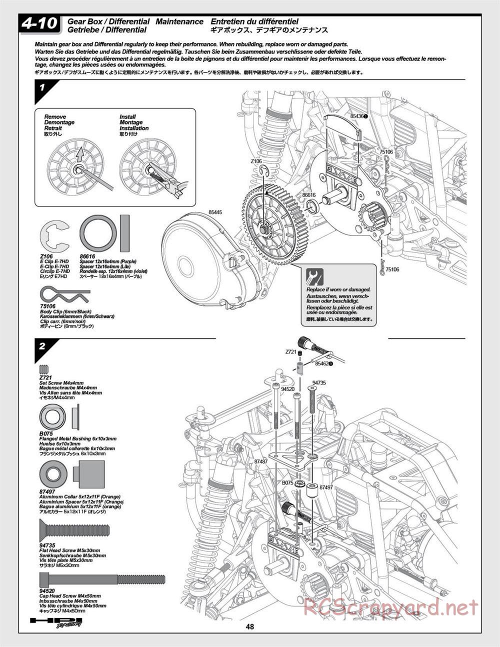 HPI - Baja 5T (2008) - Manual - Page 48