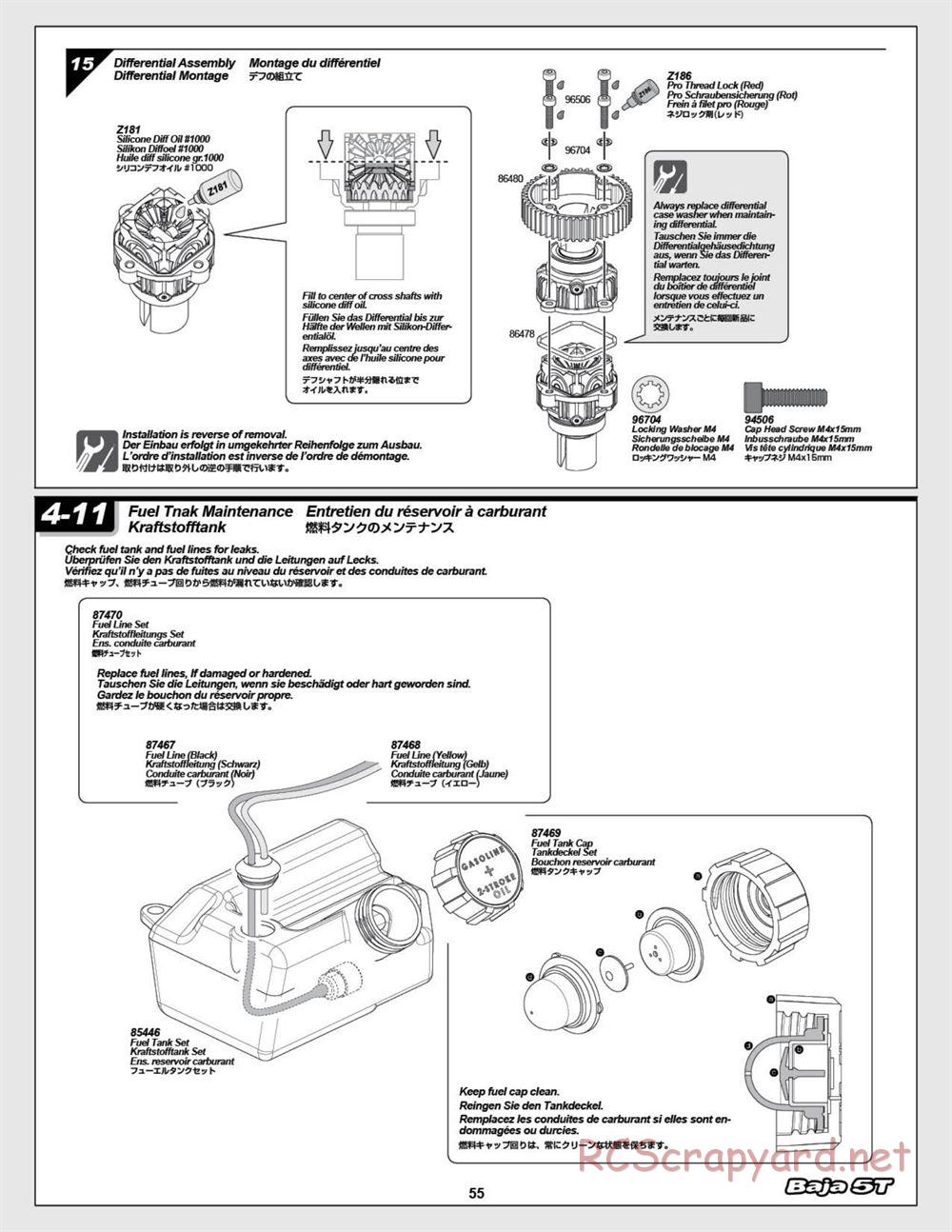 HPI - Baja 5T (2008) - Manual - Page 55