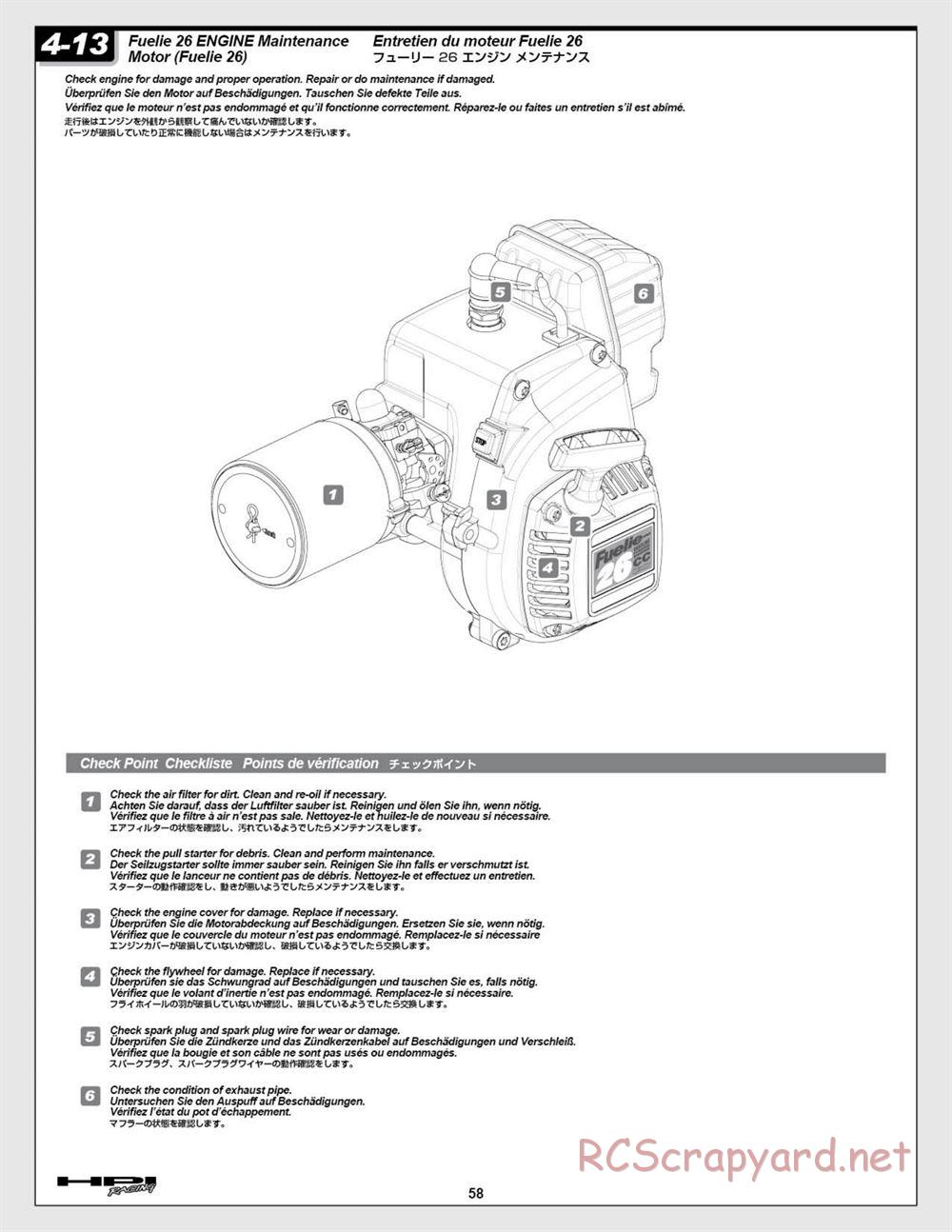 HPI - Baja 5T (2008) - Manual - Page 58