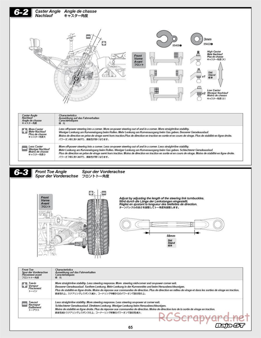 HPI - Baja 5T (2008) - Manual - Page 65