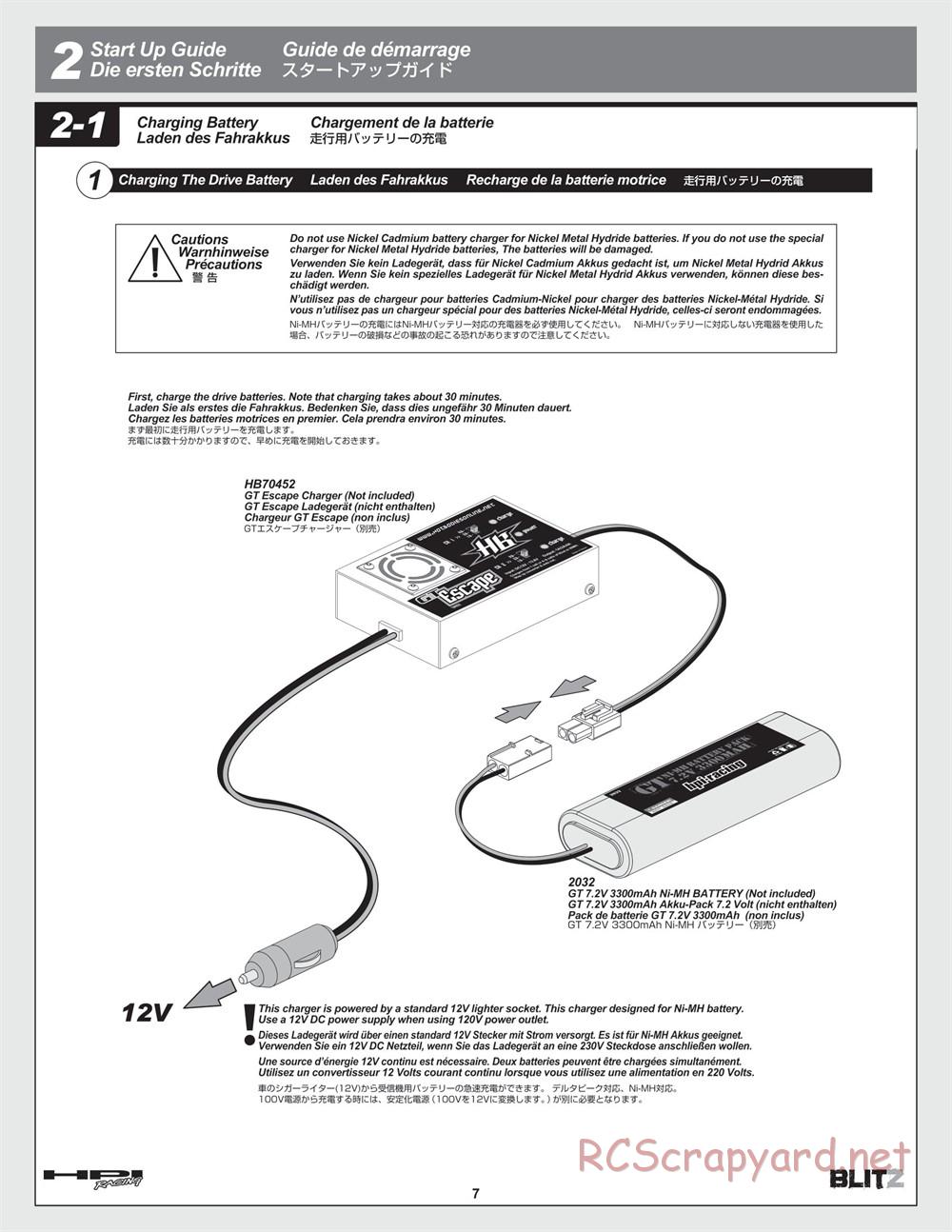 HPI - Blitz - Manual - Page 7