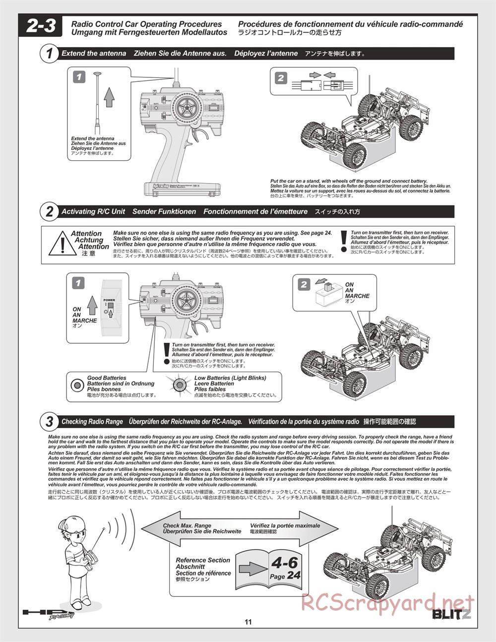 HPI - Blitz - Manual - Page 11