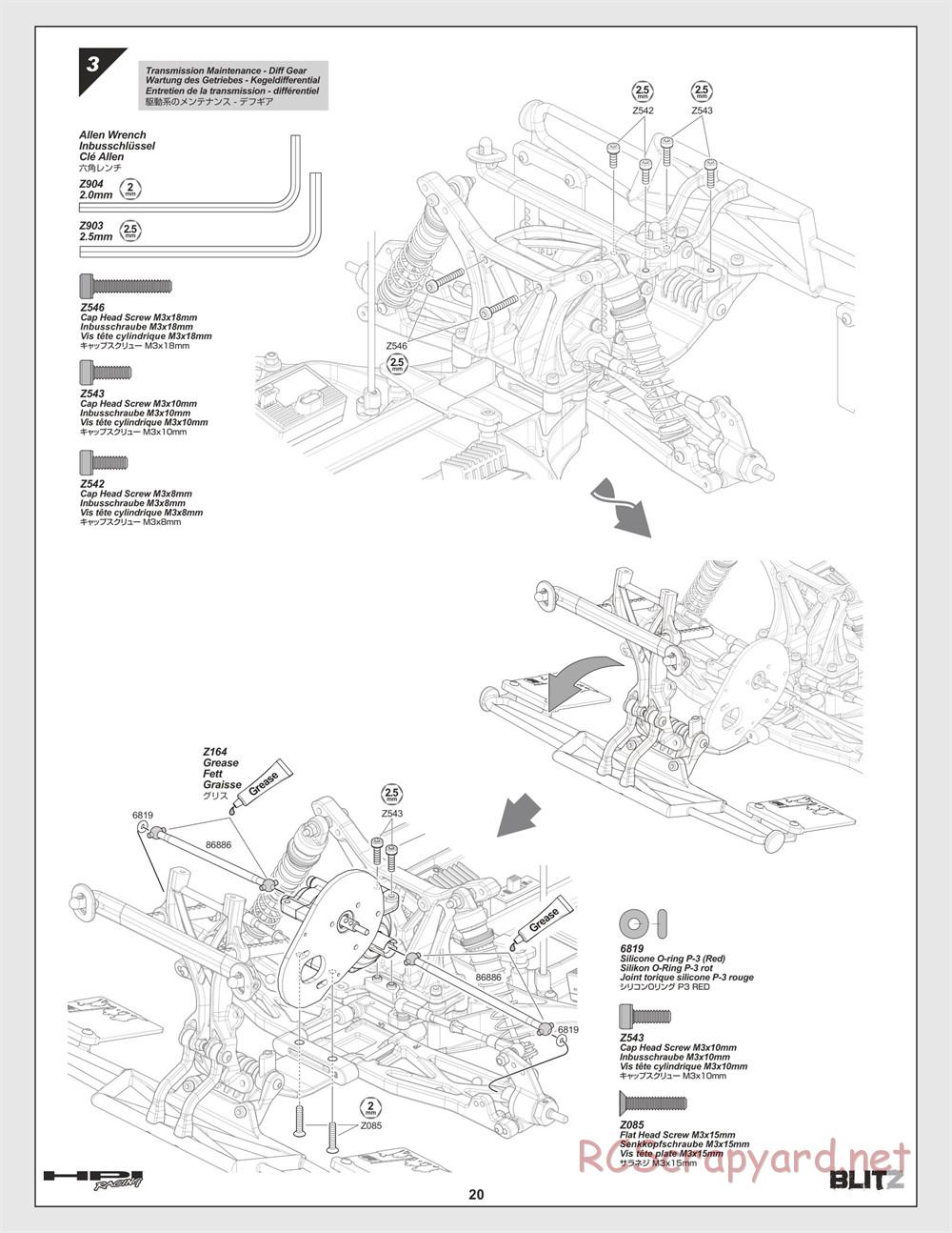 HPI - Blitz - Manual - Page 20