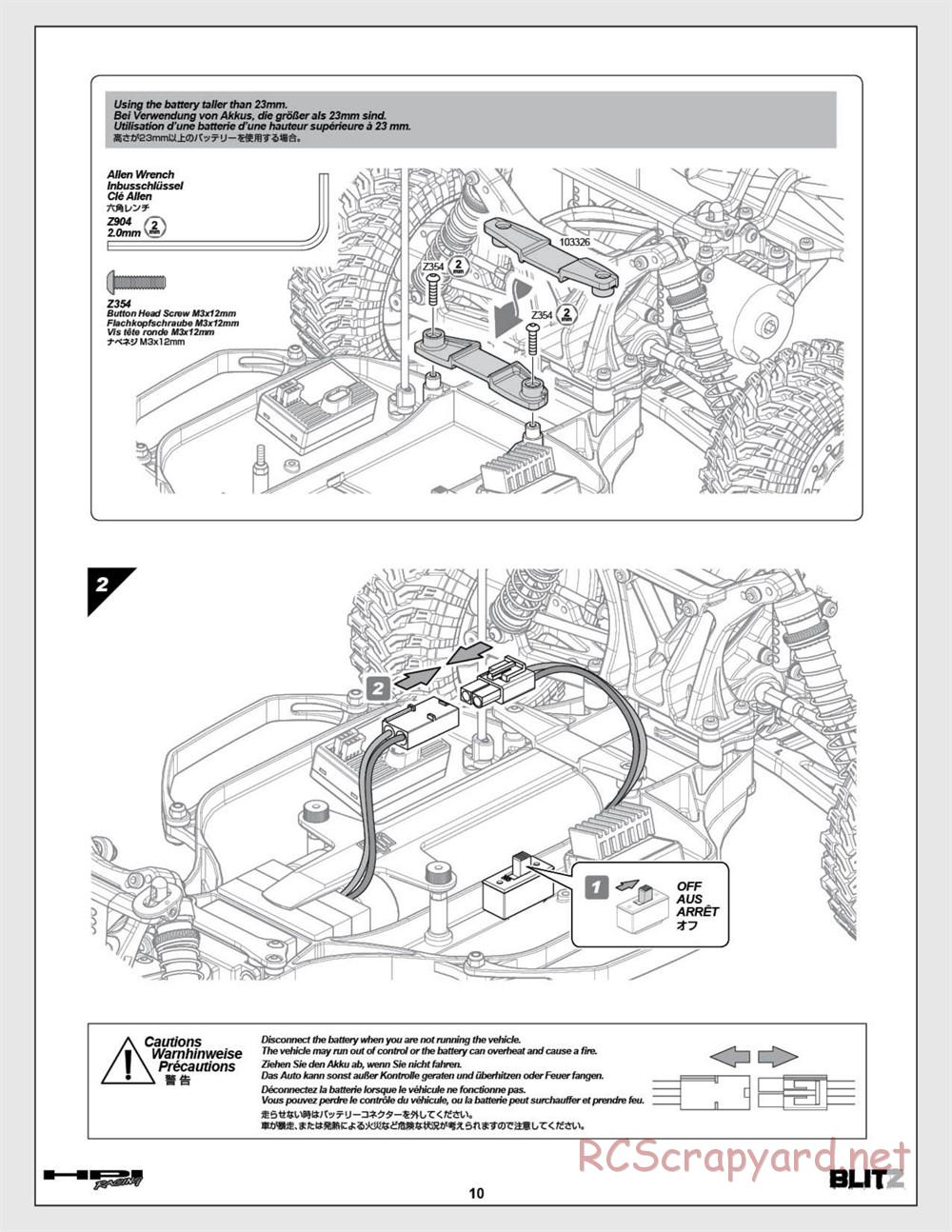 HPI - Blitz Art Series - Manual - Page 10