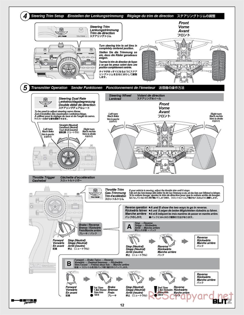 HPI - Blitz Art Series - Manual - Page 12