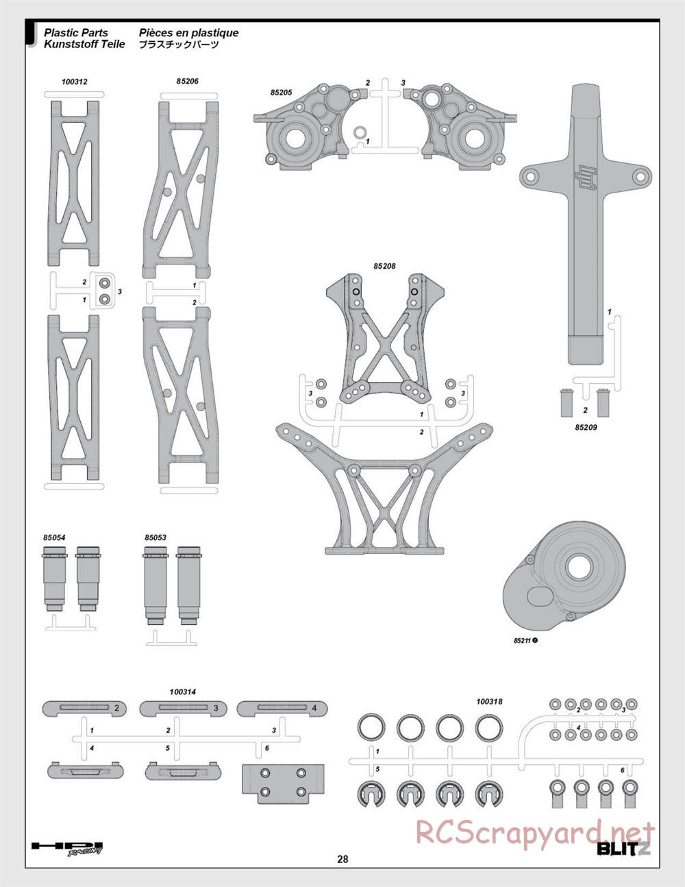 HPI - Blitz Art Series - Manual - Page 28