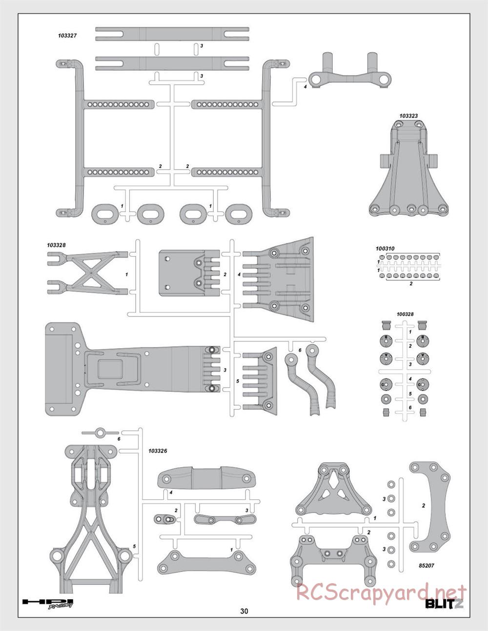 HPI - Blitz Art Series - Manual - Page 30