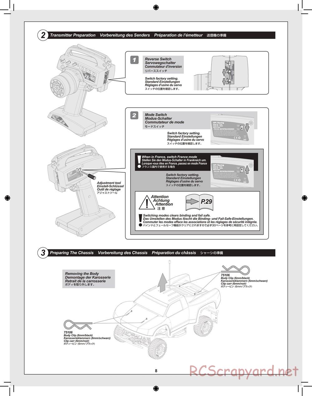 HPI - Blitz Waterproof - Manual - Page 8