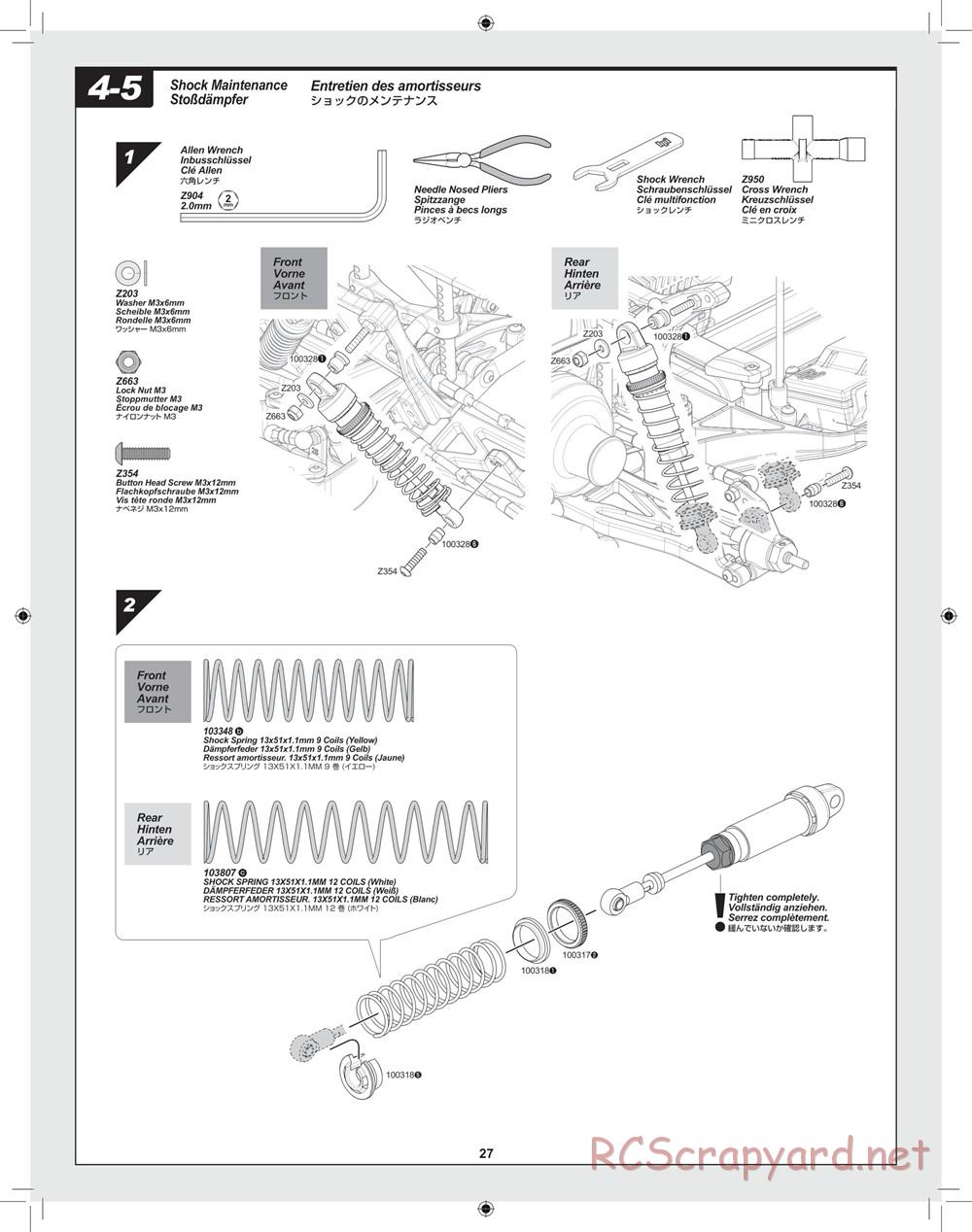 HPI - Blitz Waterproof - Manual - Page 27