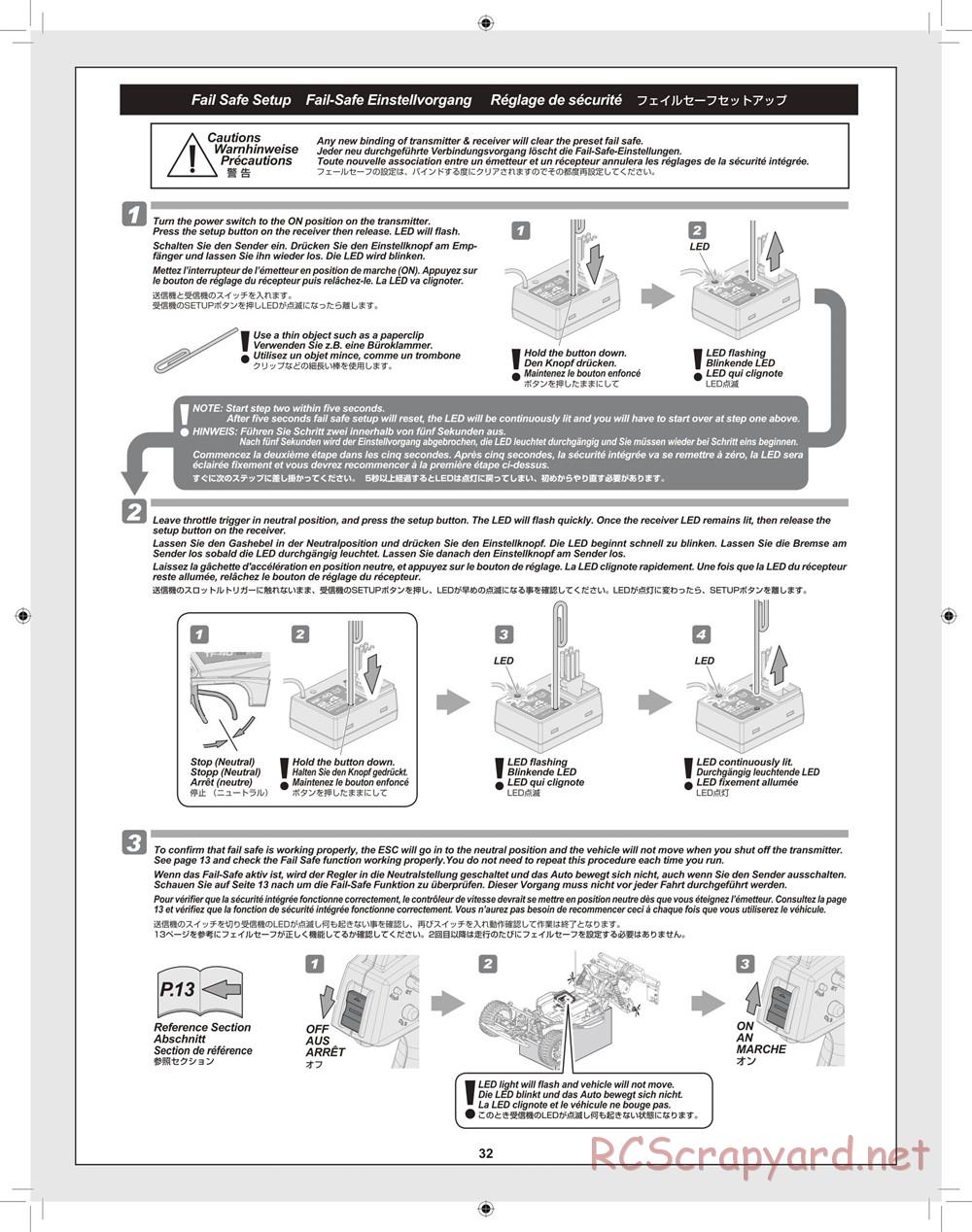 HPI - Blitz Waterproof - Manual - Page 32