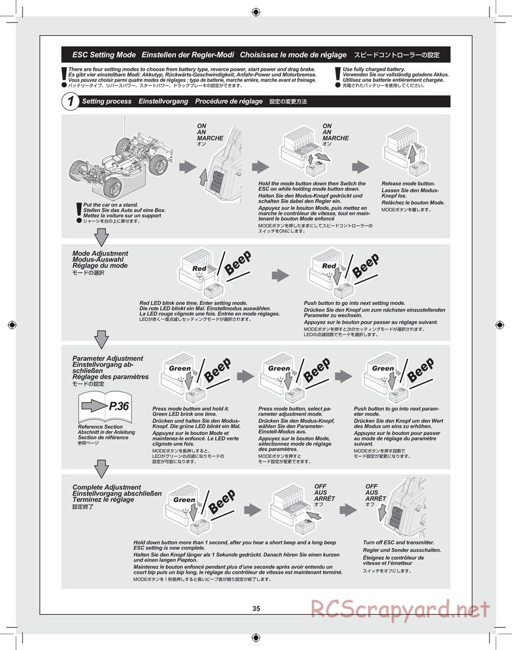 HPI - Blitz Waterproof - Manual - Page 35