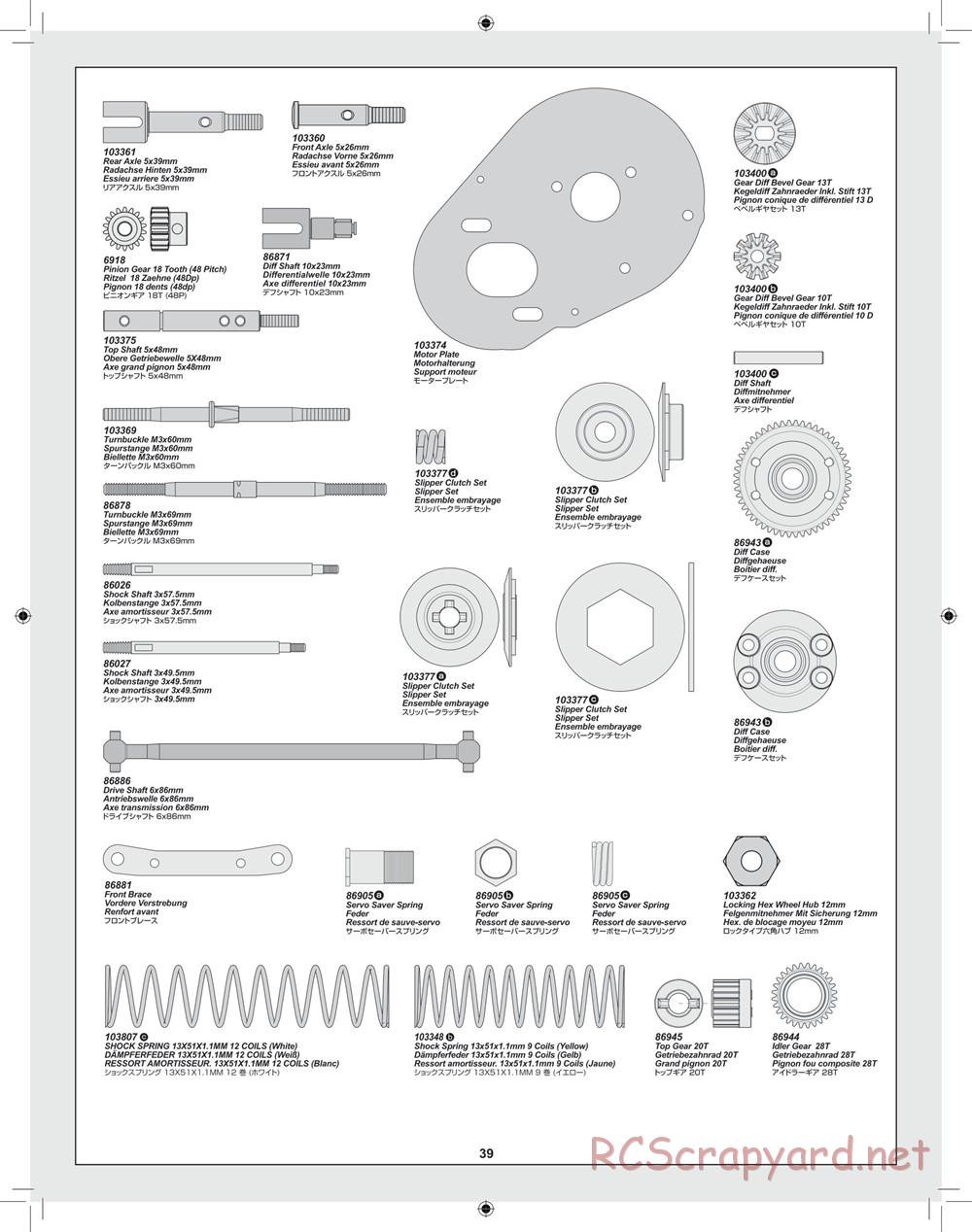 HPI - Blitz Waterproof - Manual - Page 39